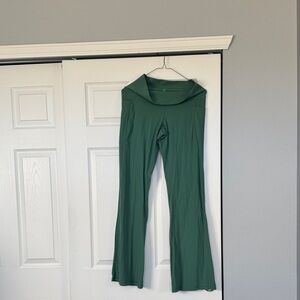Green Women's Flared Pants